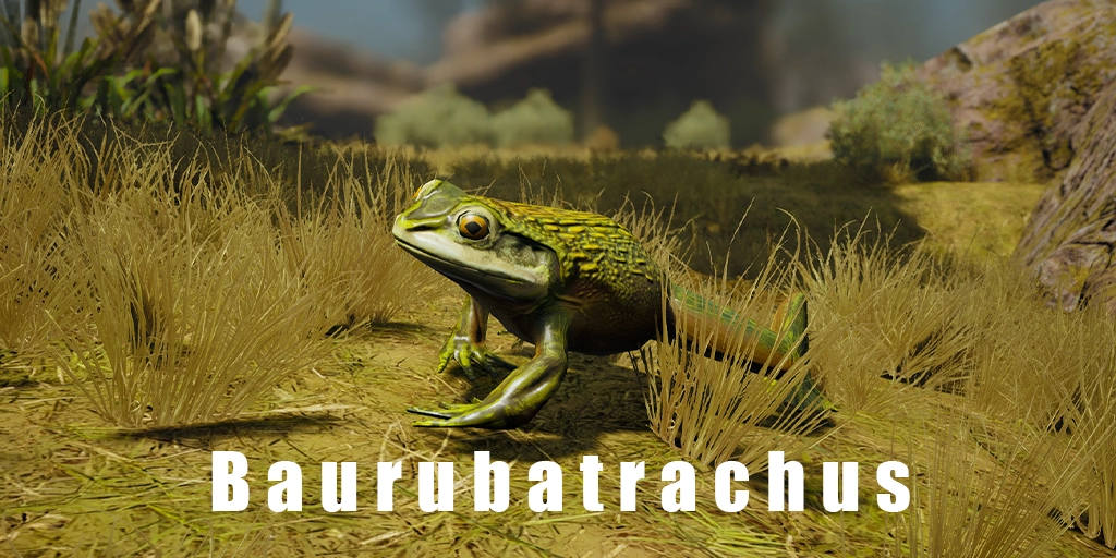 Baurubatrachus - Prehistoric frog AI critter in Path of Titans