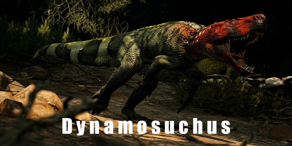 Dynamosuchus - Prehistoric crocodilian AI critter in Path of Titans