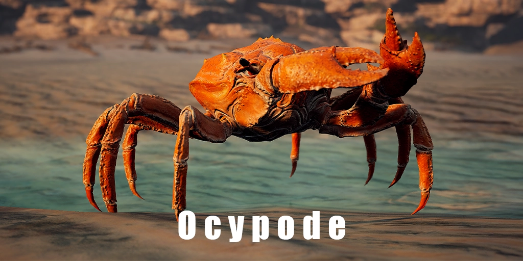 Ocypode - Ghost crab AI critter in Path of Titans
